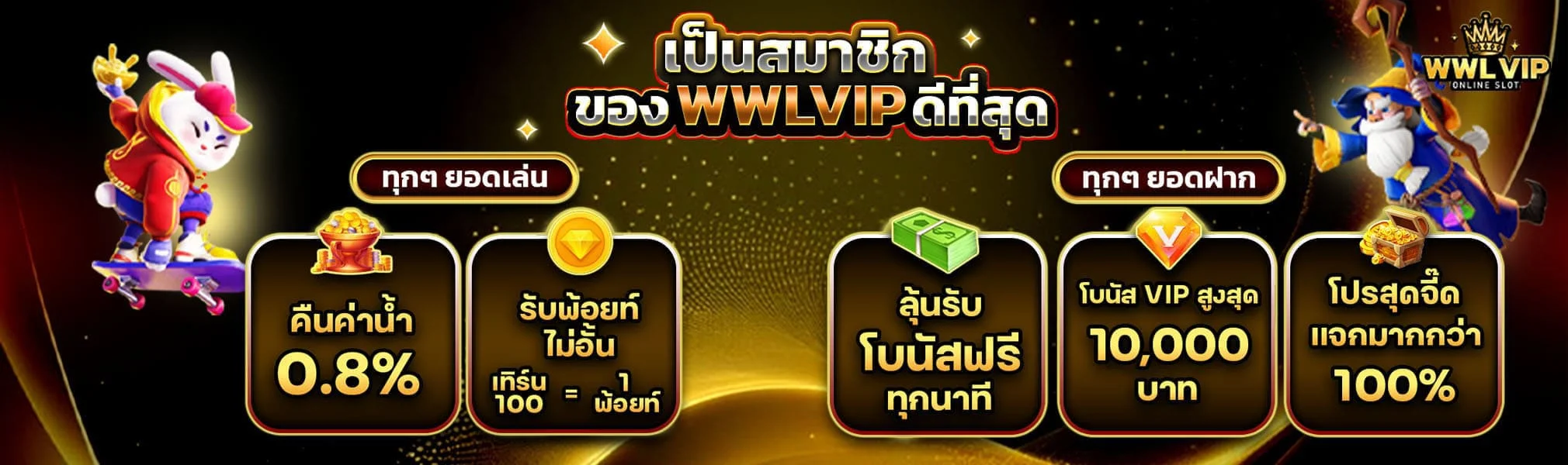หน้าลอบบี้คาสิโนสดบน WWL VIP รวมบาคาร่า รูเล็ต และเสือมังกร